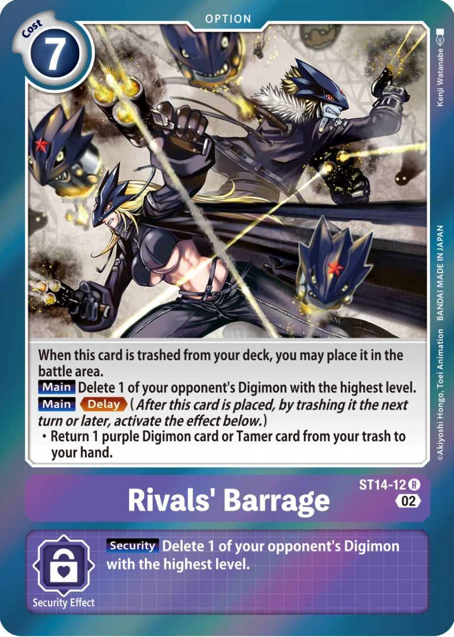 Rival's Barrage [ST14-12] [Starter Deck: Beelzemon Advanced Deck Set] | Cracking-Singles