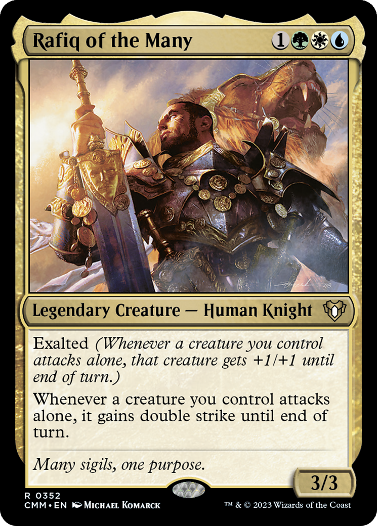 Rafiq of the Many [Commander Masters] | Cracking-Singles