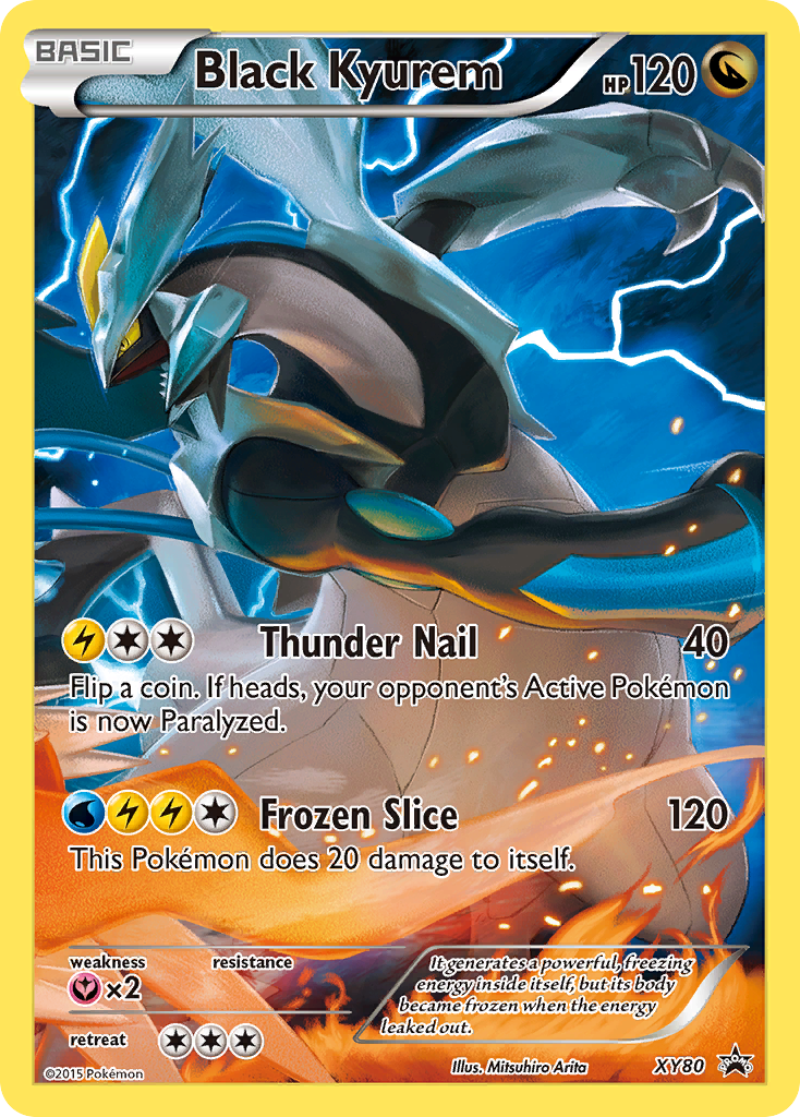 Black Kyurem (XY80) (Full Art Promo) [XY: Black Star Promos] | Cracking-Singles