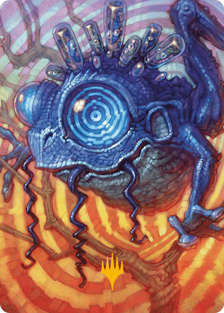 Psychic Frog Art Card (Gold-Stamped Planeswalker Symbol) [Modern Horizons 3 Art Series] | Cracking-Singles