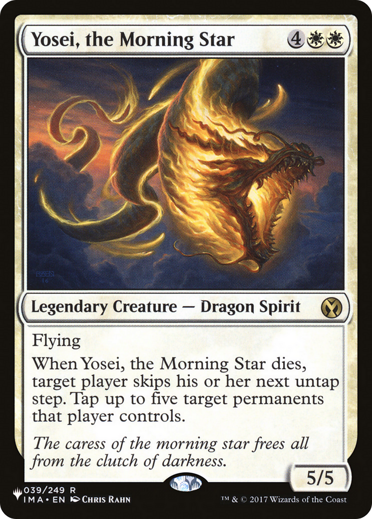 Yosei, the Morning Star [The List] | Cracking-Singles