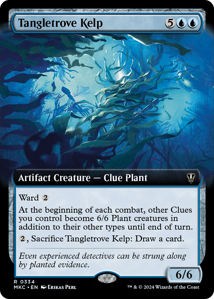 Tangletrove Kelp (Extended Art) [Murders at Karlov Manor Commander] | Cracking-Singles