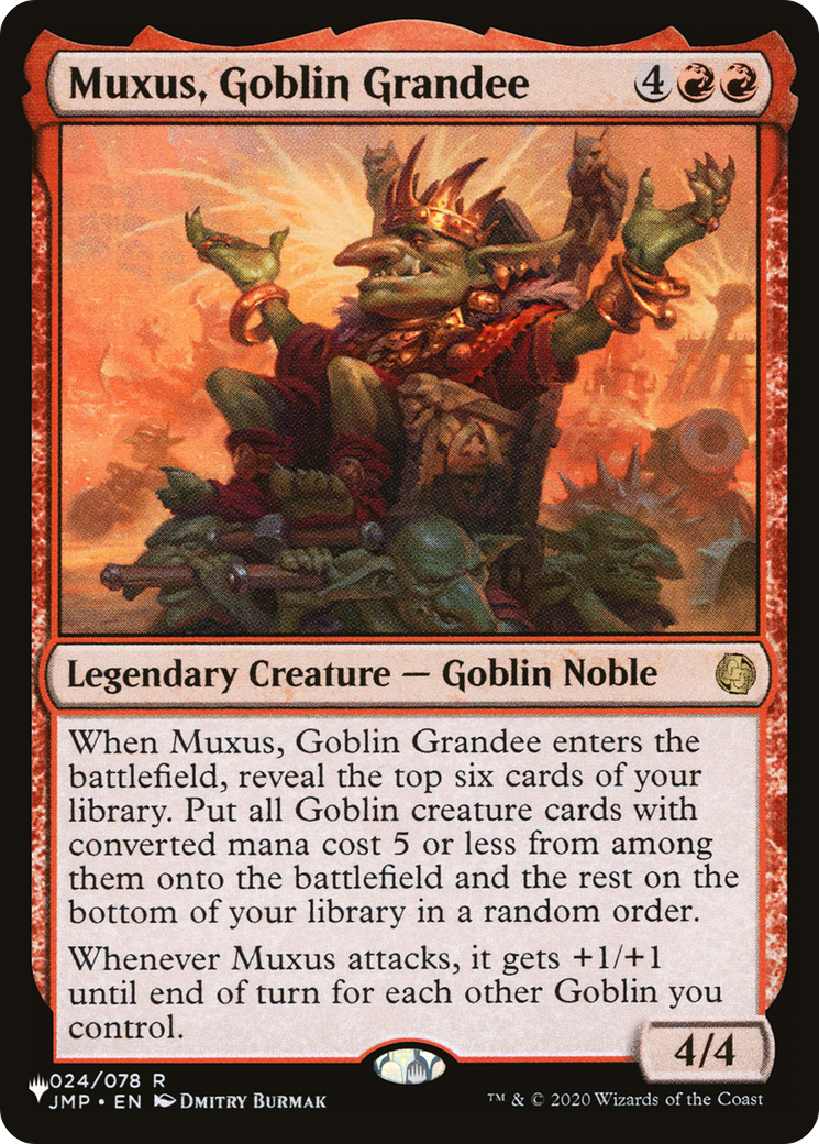 Muxus, Goblin Grandee [The List] | Cracking-Singles