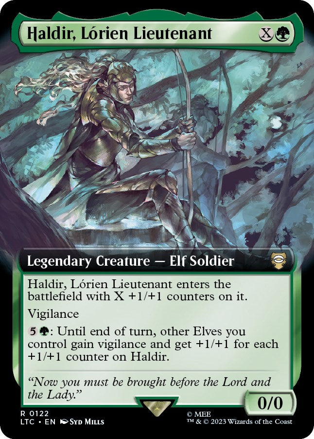 Haldir, Lorien Lieutenant (Extended Art) [The Lord of the Rings: Tales of Middle-Earth Commander] | Cracking-Singles