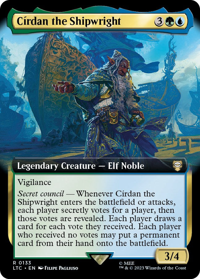 Cirdan the Shipwright (Extended Art) [The Lord of the Rings: Tales of Middle-Earth Commander] | Cracking-Singles