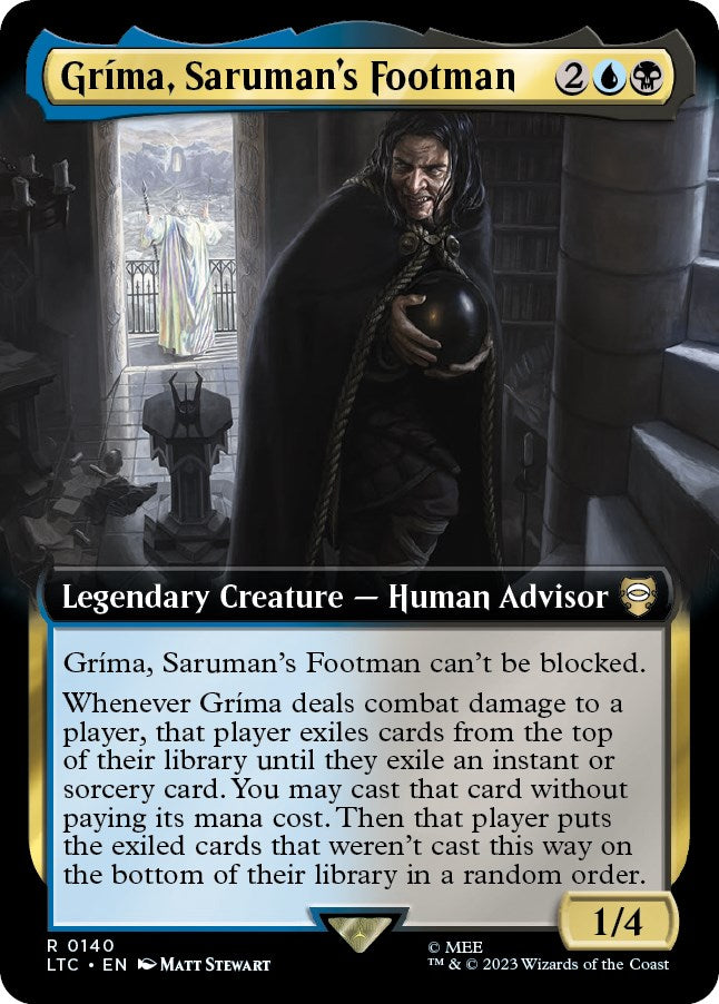 Grima, Saruman's Footman (Extended Art) [The Lord of the Rings: Tales of Middle-Earth Commander] | Cracking-Singles