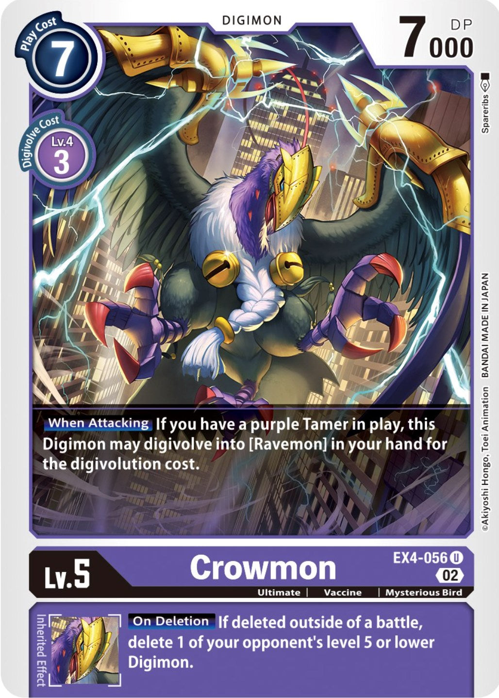 Crowmon [EX4-056] [Alternative Being Booster] | Cracking-Singles