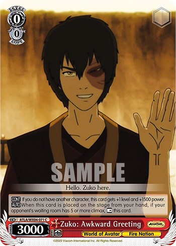 Zuko: Awkward Greeting [Avatar: The Last Airbender] | Cracking-Singles