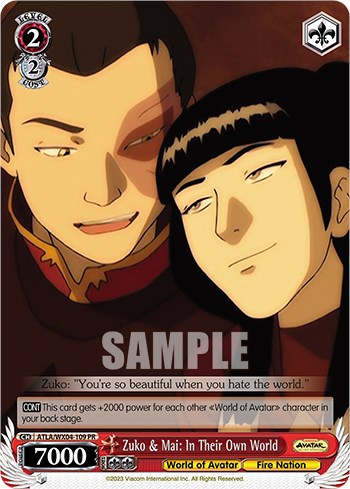 Zuko & Mai: In Their Own World [Avatar: The Last Airbender] | Cracking-Singles