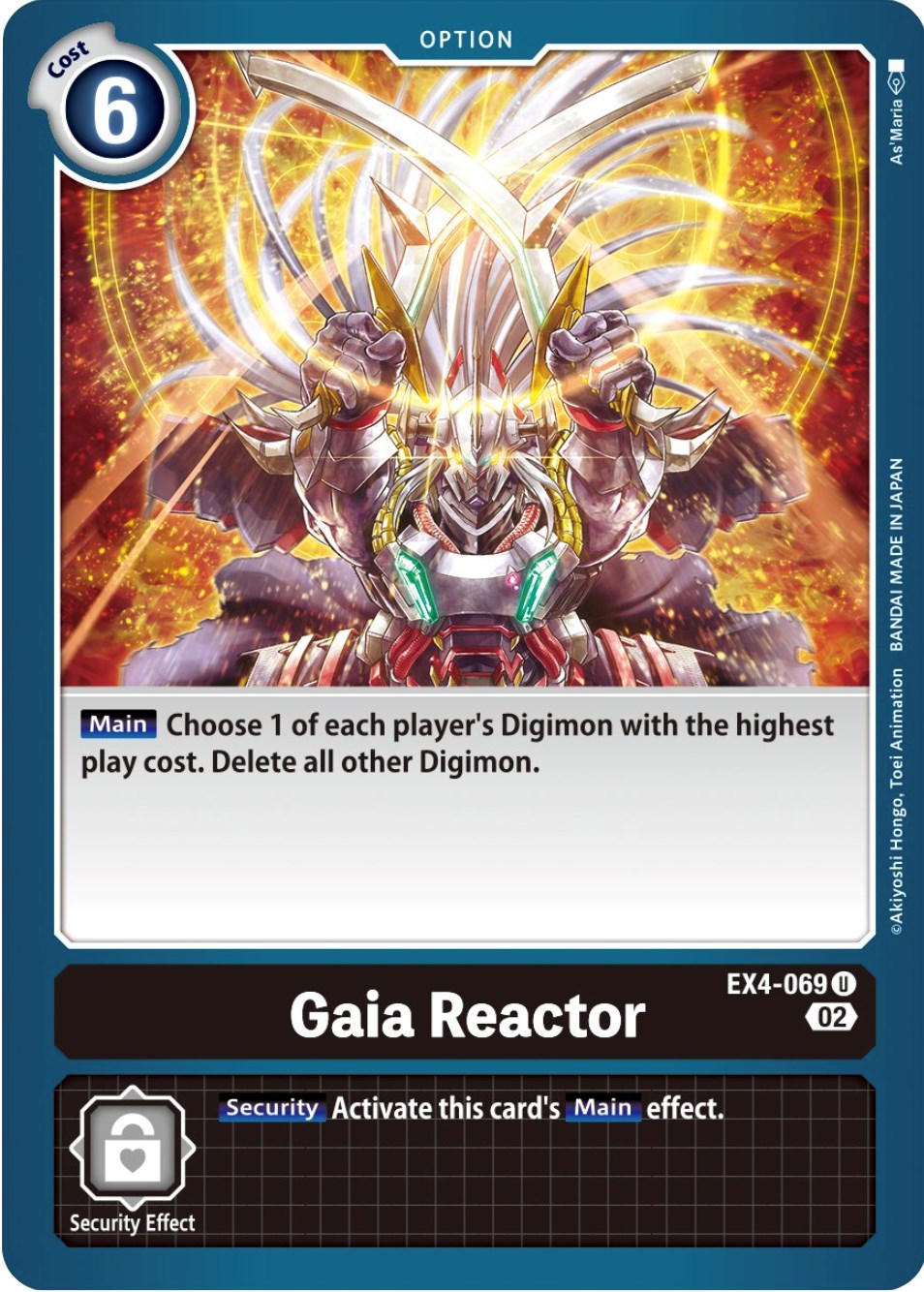 Gaia Reactor [EX4-069] [Alternative Being Booster] | Cracking-Singles