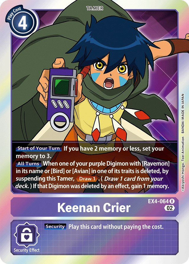 Keenan Crier [EX4-064] [Alternative Being Booster] | Cracking-Singles