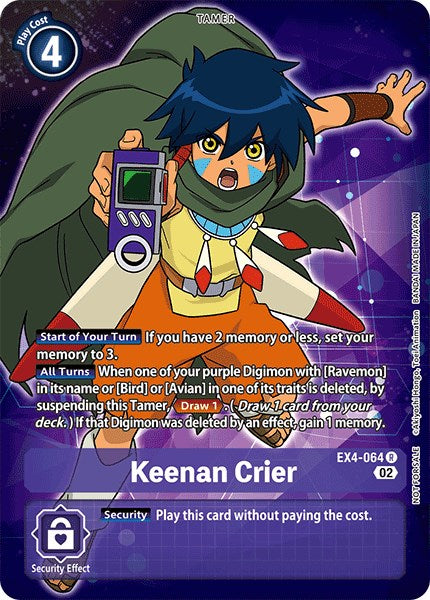 Keenan Crier [EX4-064] (Alternate Art) [Alternative Being Booster] | Cracking-Singles