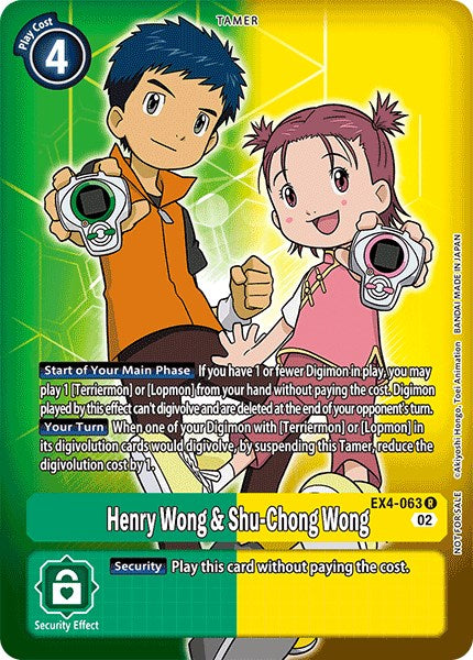 Henry Wong & Shu-Chong Wong [EX4-063] (Alternate Art) [Alternative Being Booster] | Cracking-Singles