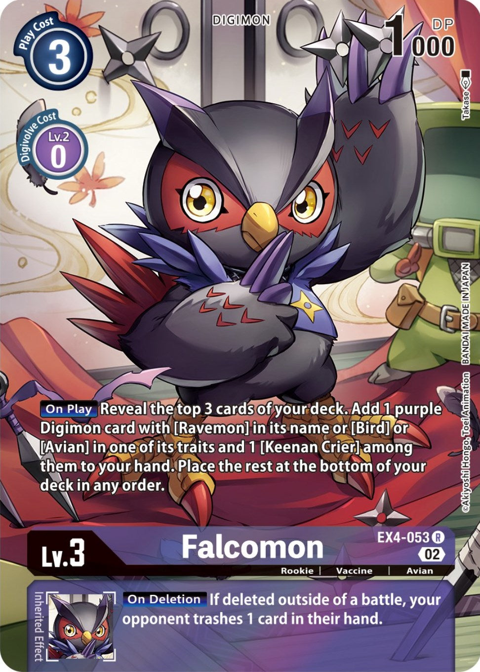 Falcomon [EX4-053] (Alternate Art) [Alternative Being Booster] | Cracking-Singles