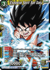 Explosive Spirit Son Goku (Championship Selection Pack 2023 Vol.2) (Silver Foil) (BT3-088) [Tournament Promotion Cards] | Cracking-Singles