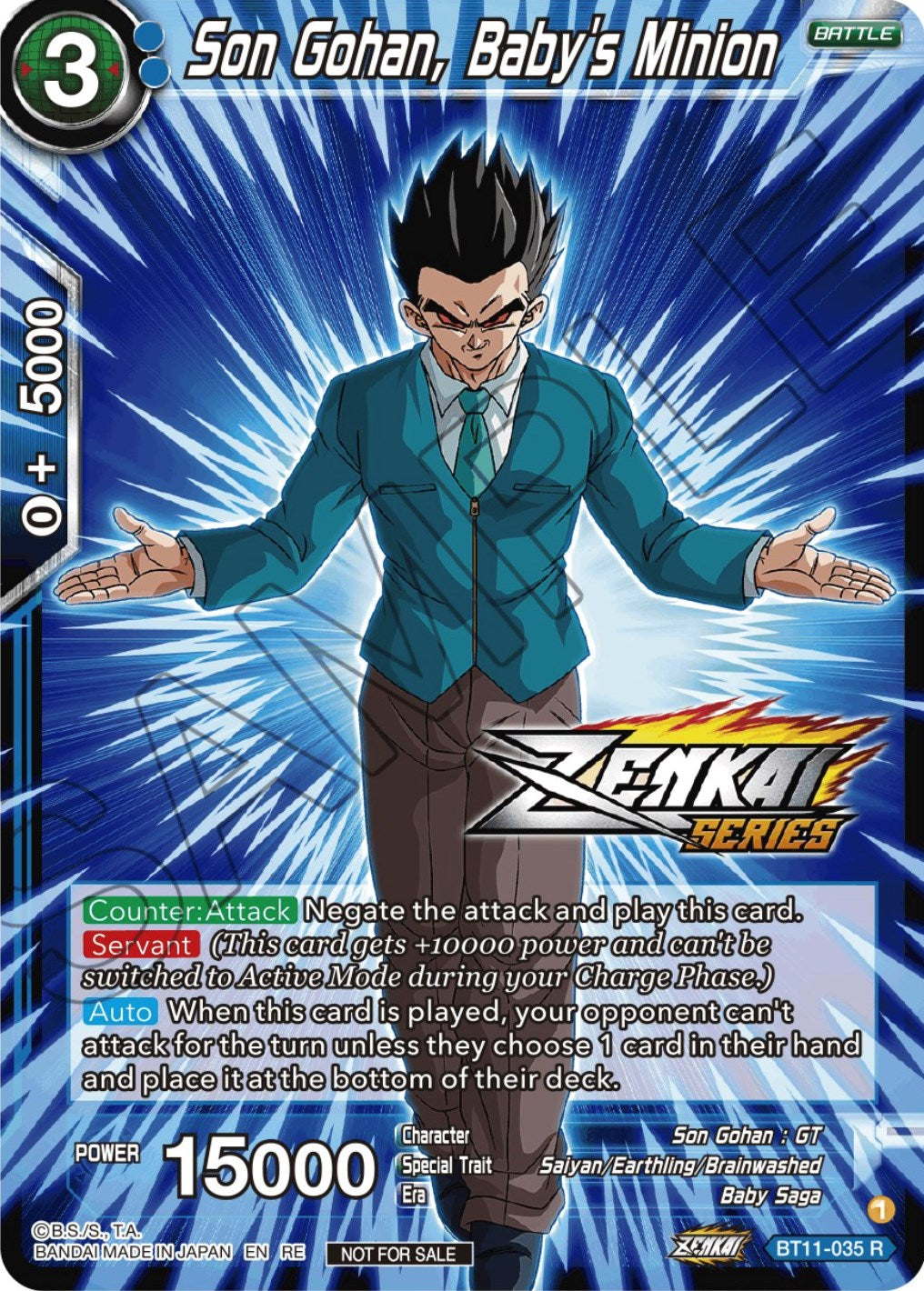 Son Gohan, Baby's Minion (Event Pack 12) (BT11-035) [Tournament Promotion Cards] | Cracking-Singles