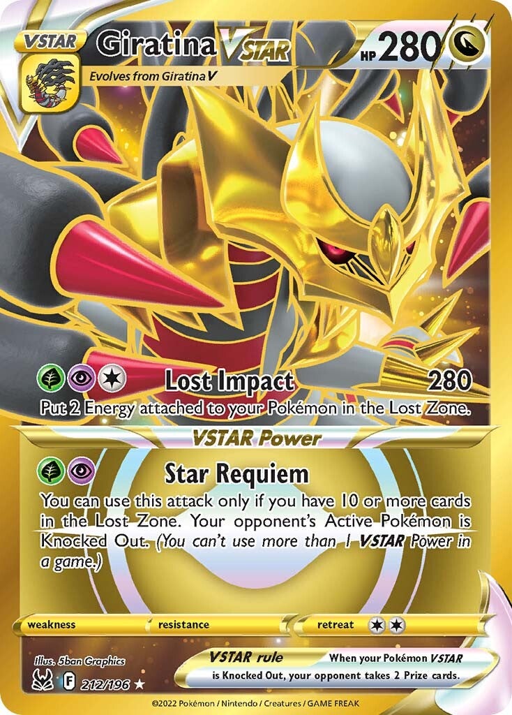 Giratina VSTAR (212/196) [Sword & Shield: Lost Origin] | Cracking-Singles