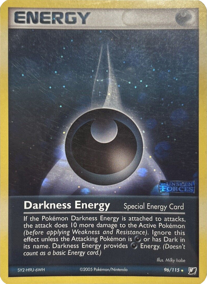 Darkness Energy (96/115) (Stamped) [EX: Unseen Forces] | Cracking-Singles