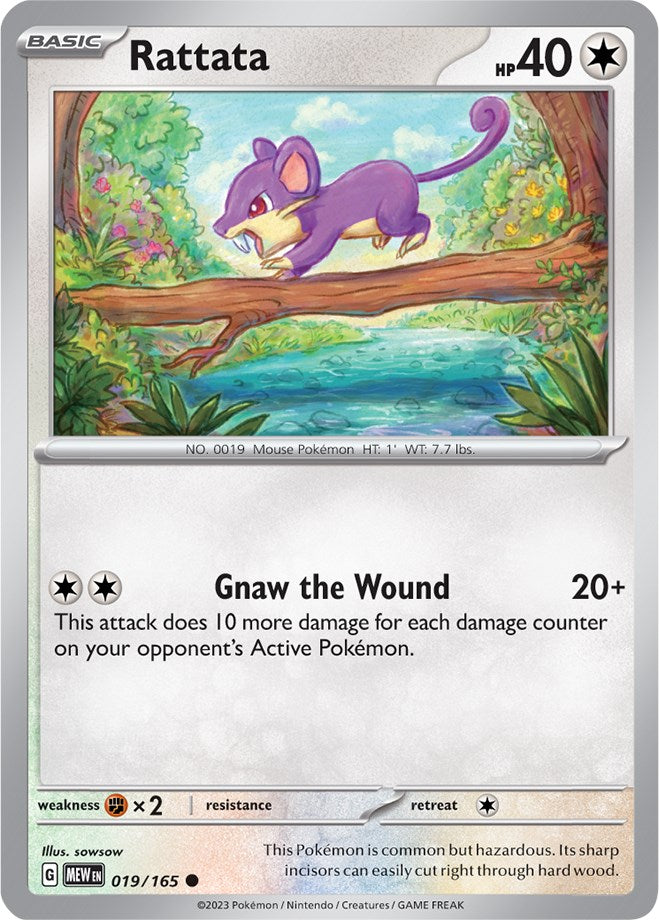 Rattata (019/165) [Scarlet & Violet: 151] | Cracking-Singles