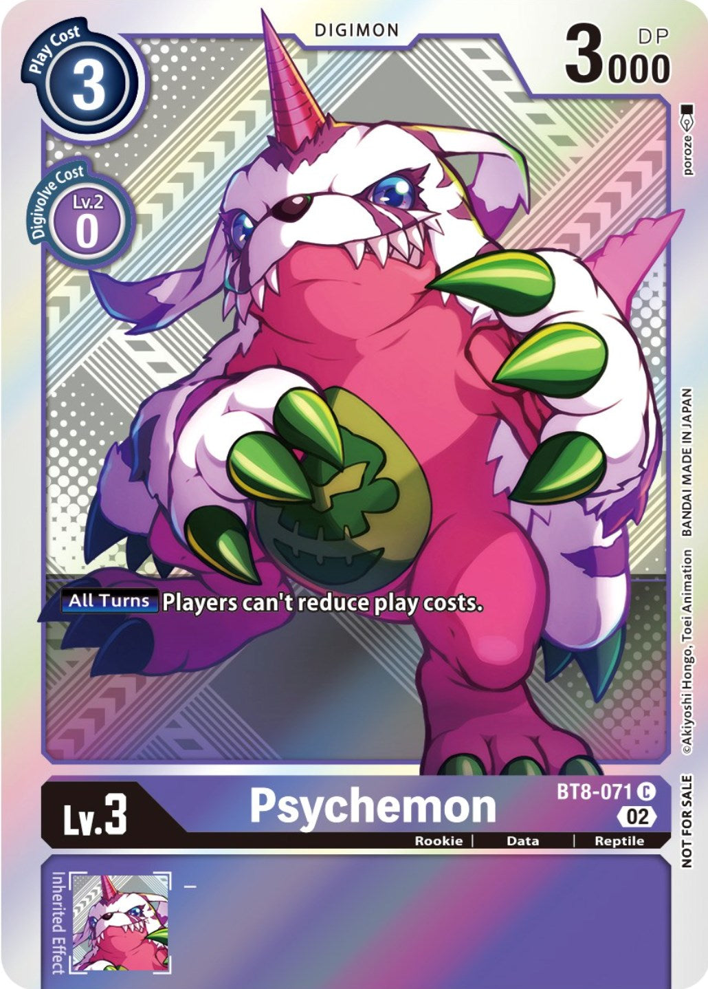 Psychemon [BT8-071] (Versus Royal Knight Booster Pre-Release Pack) [New Awakening Promos] | Cracking-Singles