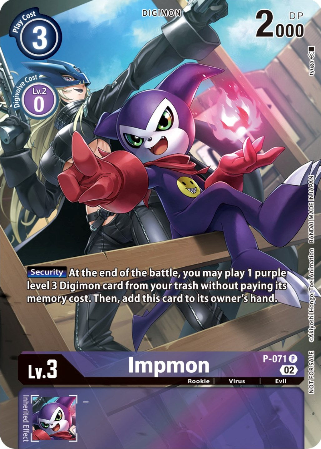 Impmon [P-071] (Official Tournament Pack Vol. 10) [Promotional Cards] | Cracking-Singles