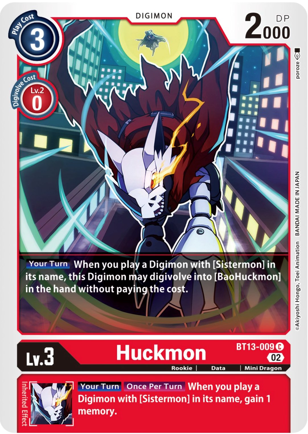 Huckmon [BT13-009] [Versus Royal Knights Booster] | Cracking-Singles