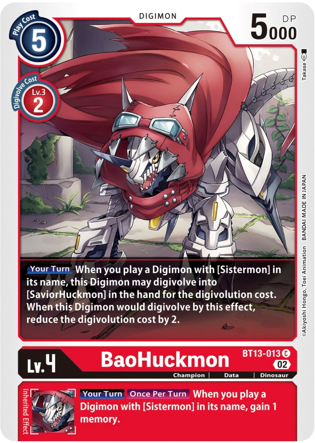 BaoHuckmon [BT13-013] [Versus Royal Knights Booster] | Cracking-Singles