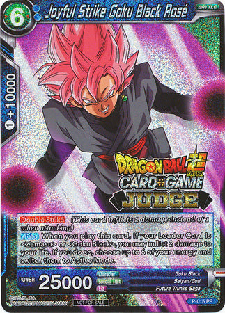 Joyful Strike Goku Black Rose (P-015) [Judge Promotion Cards] | Cracking-Singles