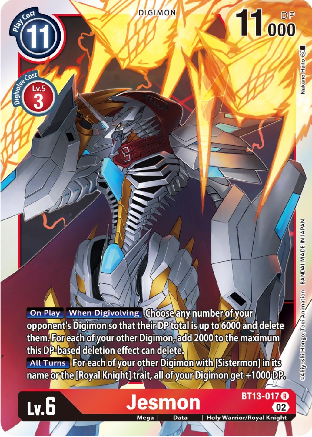 Jesmon [BT13-017] [Versus Royal Knights Booster] | Cracking-Singles