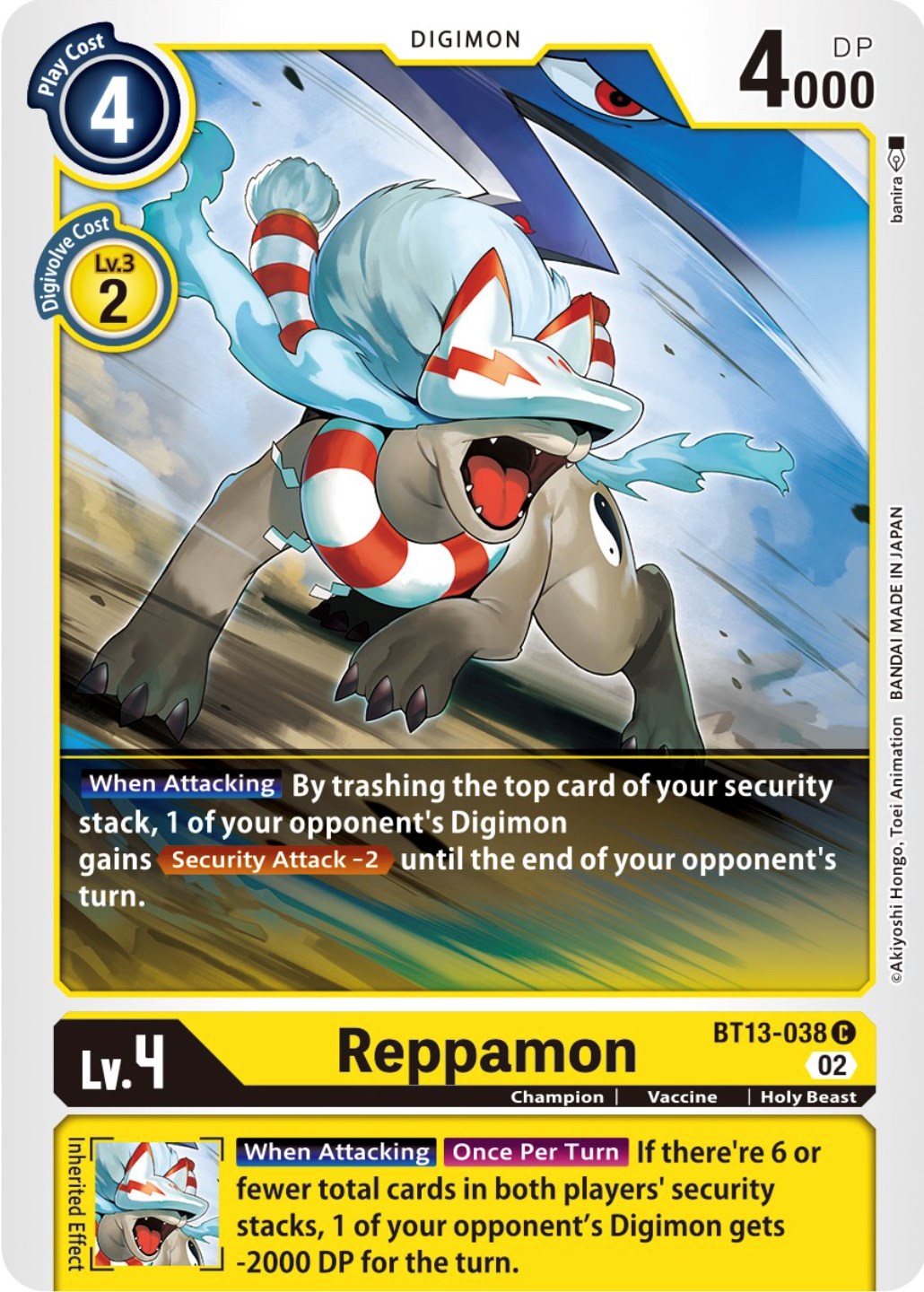 Reppamon [BT13-038] [Versus Royal Knights Booster] | Cracking-Singles