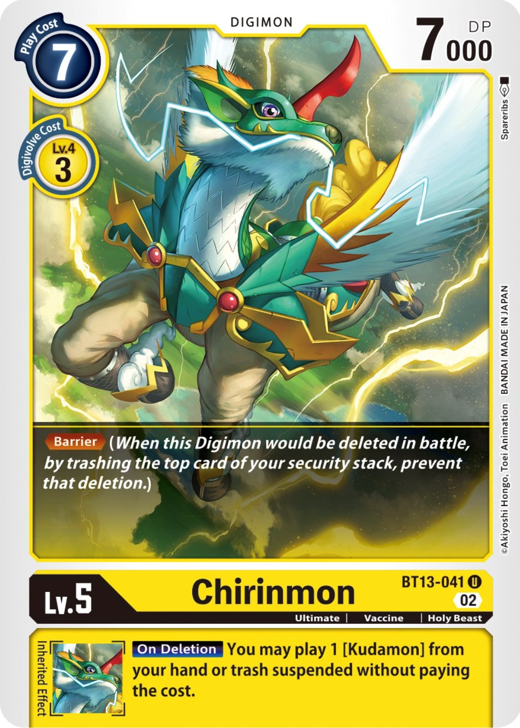 Chirinmon [BT13-041] [Versus Royal Knights Booster] | Cracking-Singles