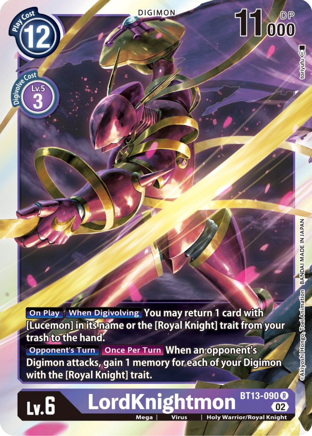 LordKnightmon [BT13-090] [Versus Royal Knights Booster] | Cracking-Singles