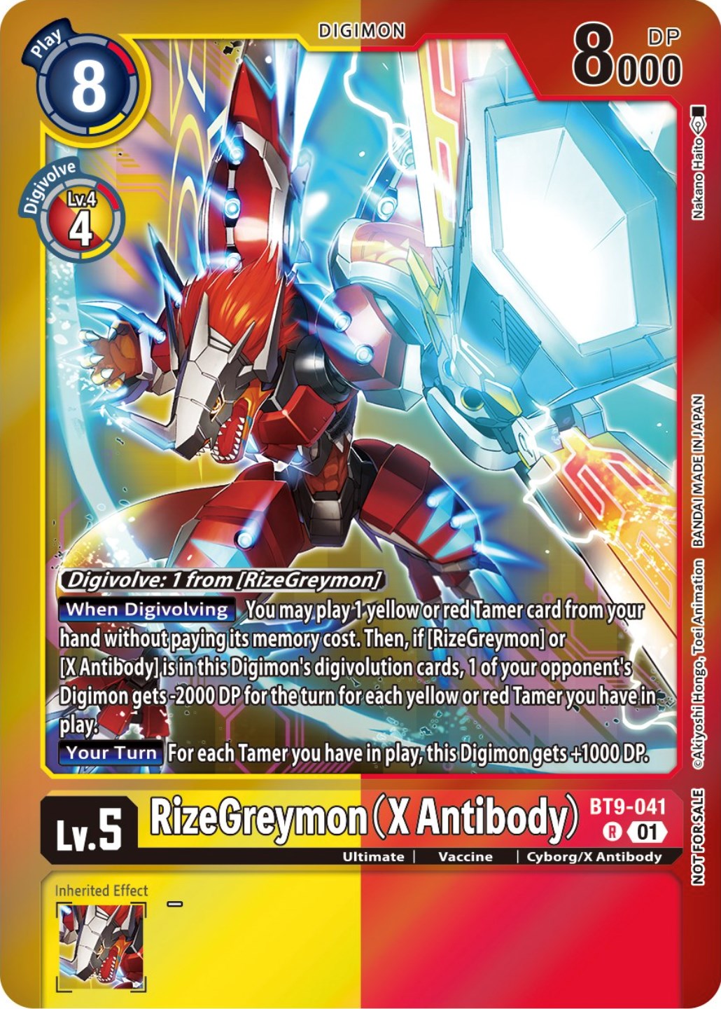 RizeGreymon (X Antibody) [BT9-041] (Event Pack 5) [X Record Promos] | Cracking-Singles