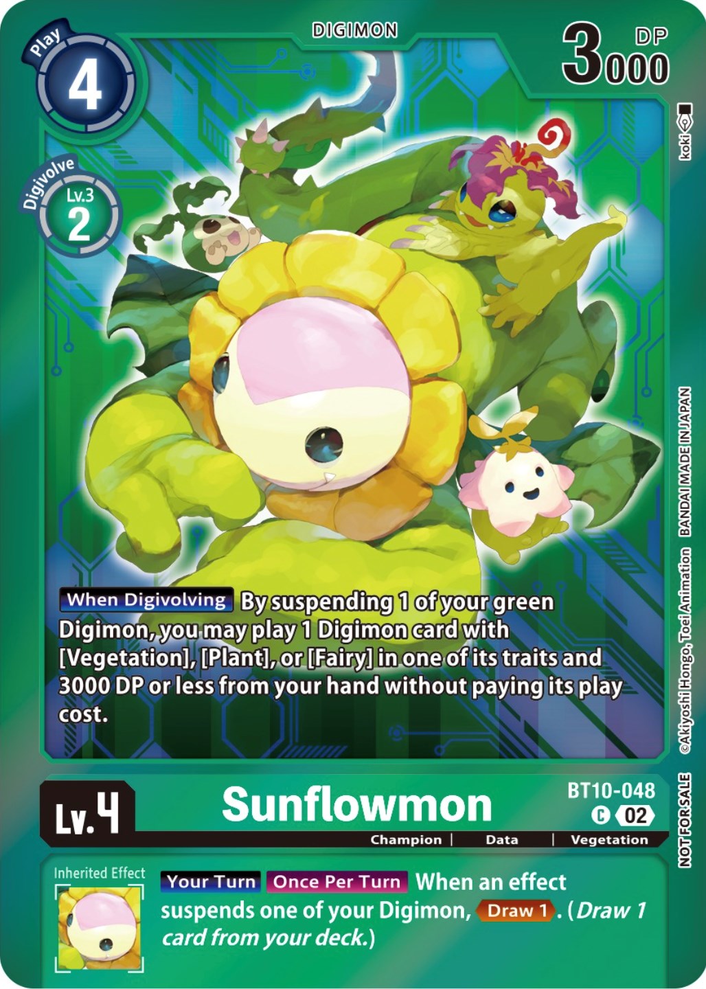 Sunflowmon [BT10-048] (Event Pack 5) [Xros Encounter Promos] | Cracking-Singles