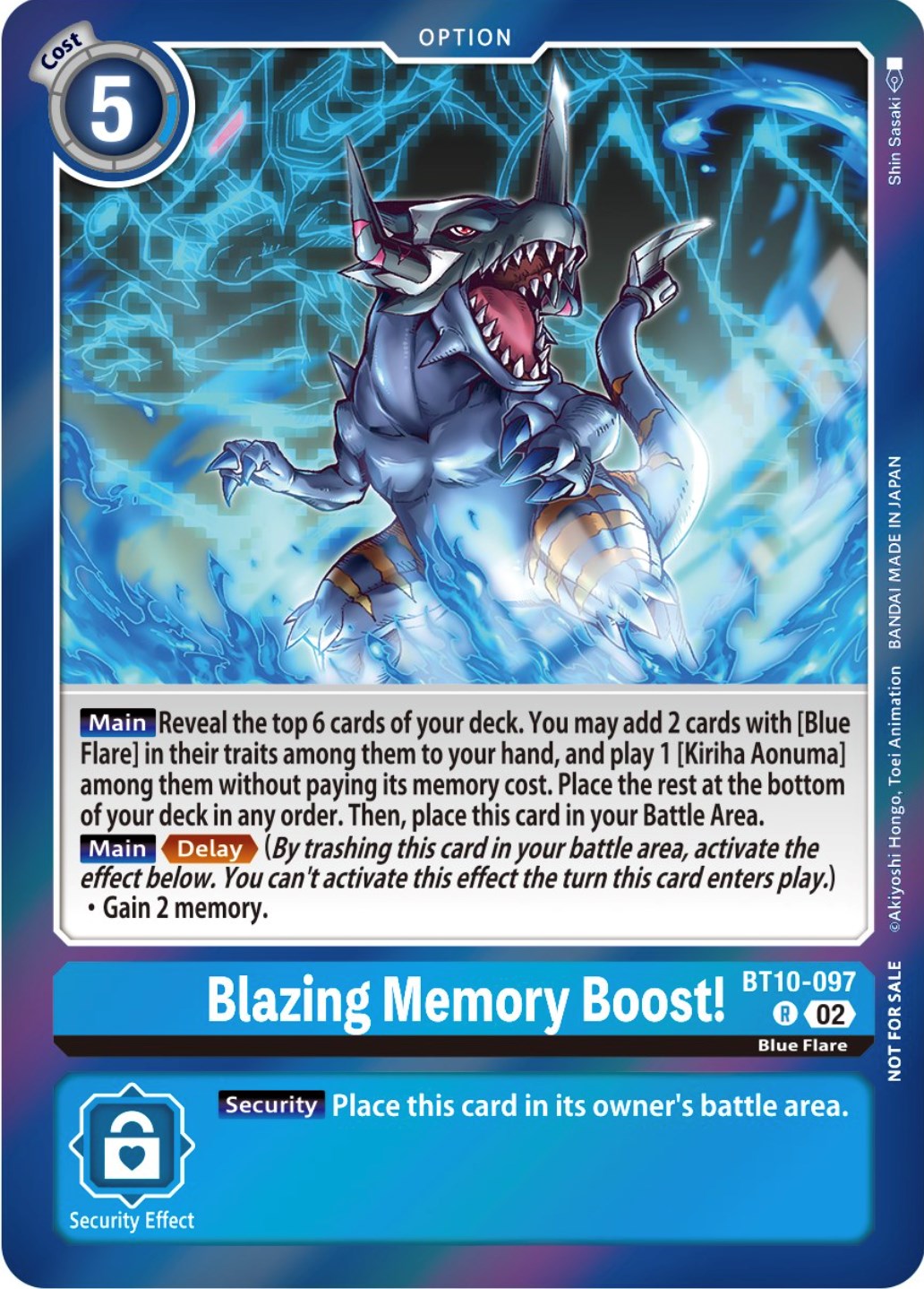 Blazing Memory Boost! [BT10-097] (Event Pack 5) [Xros Encounter Promos] | Cracking-Singles