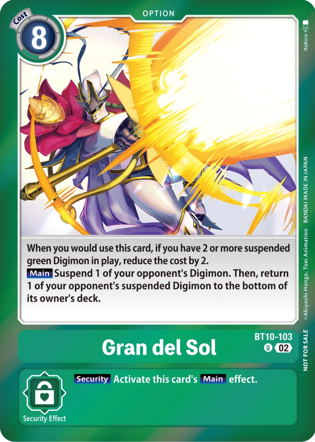 Gran del Sol [BT10-103] (Event Pack 5) [Xros Encounter Promos] | Cracking-Singles