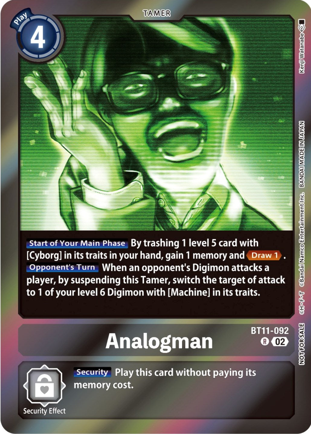 Analogman [BT11-092] (Event Pack 5) [Dimensional Phase Promos] | Cracking-Singles