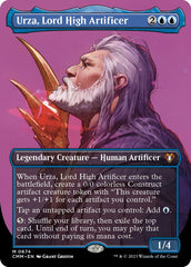 Urza, Lord High Artificer (Borderless Profile) [Commander Masters] | Cracking-Singles