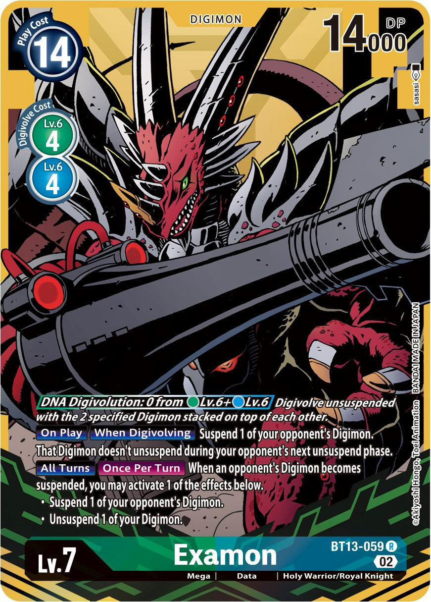 Examon [BT13-059] (Alternate Art) [Versus Royal Knights Booster] | Cracking-Singles