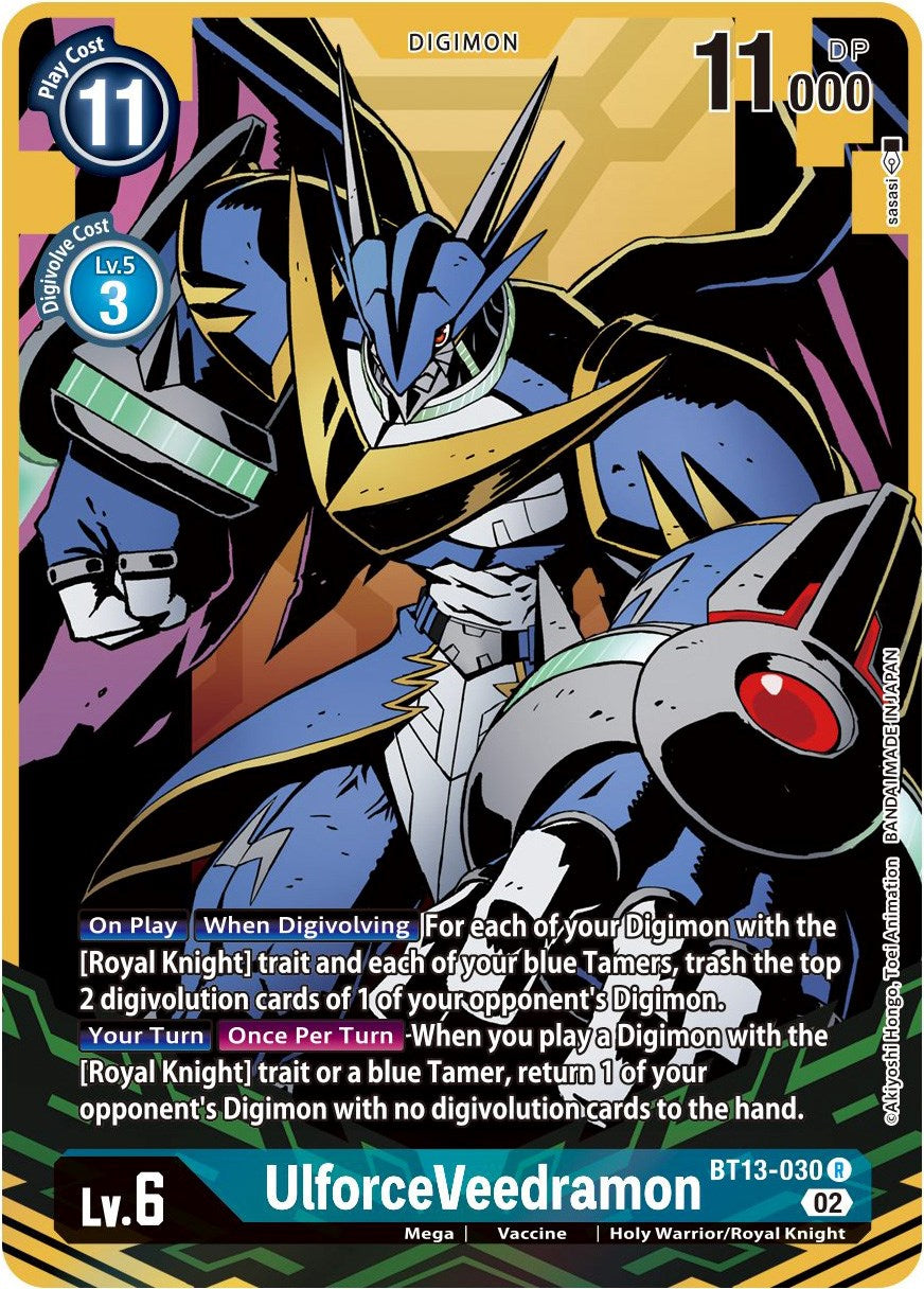 UlforceVeedramon [BT13-030] (Alternate Art) [Versus Royal Knights Booster] | Cracking-Singles