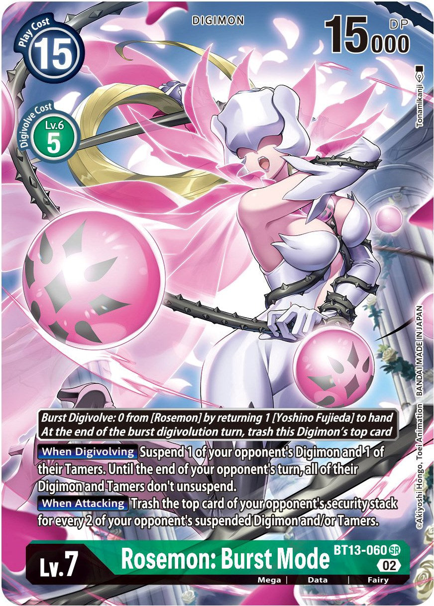 Rosemon: Burst Mode [BT13-060] (Alternate Art) [Versus Royal Knights Booster] | Cracking-Singles