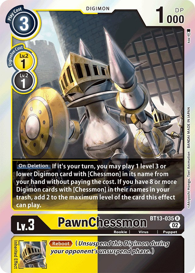 PawnChessmon [BT13-035] [Versus Royal Knights Booster] | Cracking-Singles