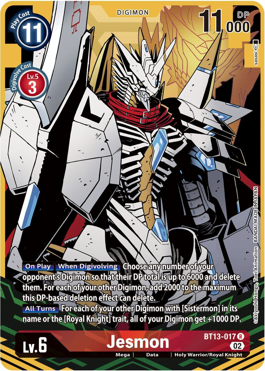 Jesmon [BT13-017] (Alternate Art) [Versus Royal Knights Booster] | Cracking-Singles