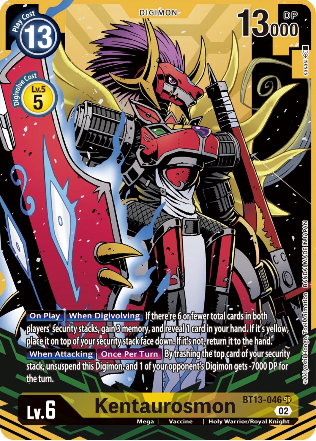 Kentaurosmon [BT13-046] (Alternate Art) [Versus Royal Knights Booster] | Cracking-Singles