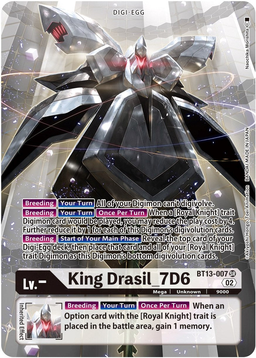 King Drasil_7D6 [BT13-007] (Alternate Art) [Versus Royal Knights Booster] | Cracking-Singles