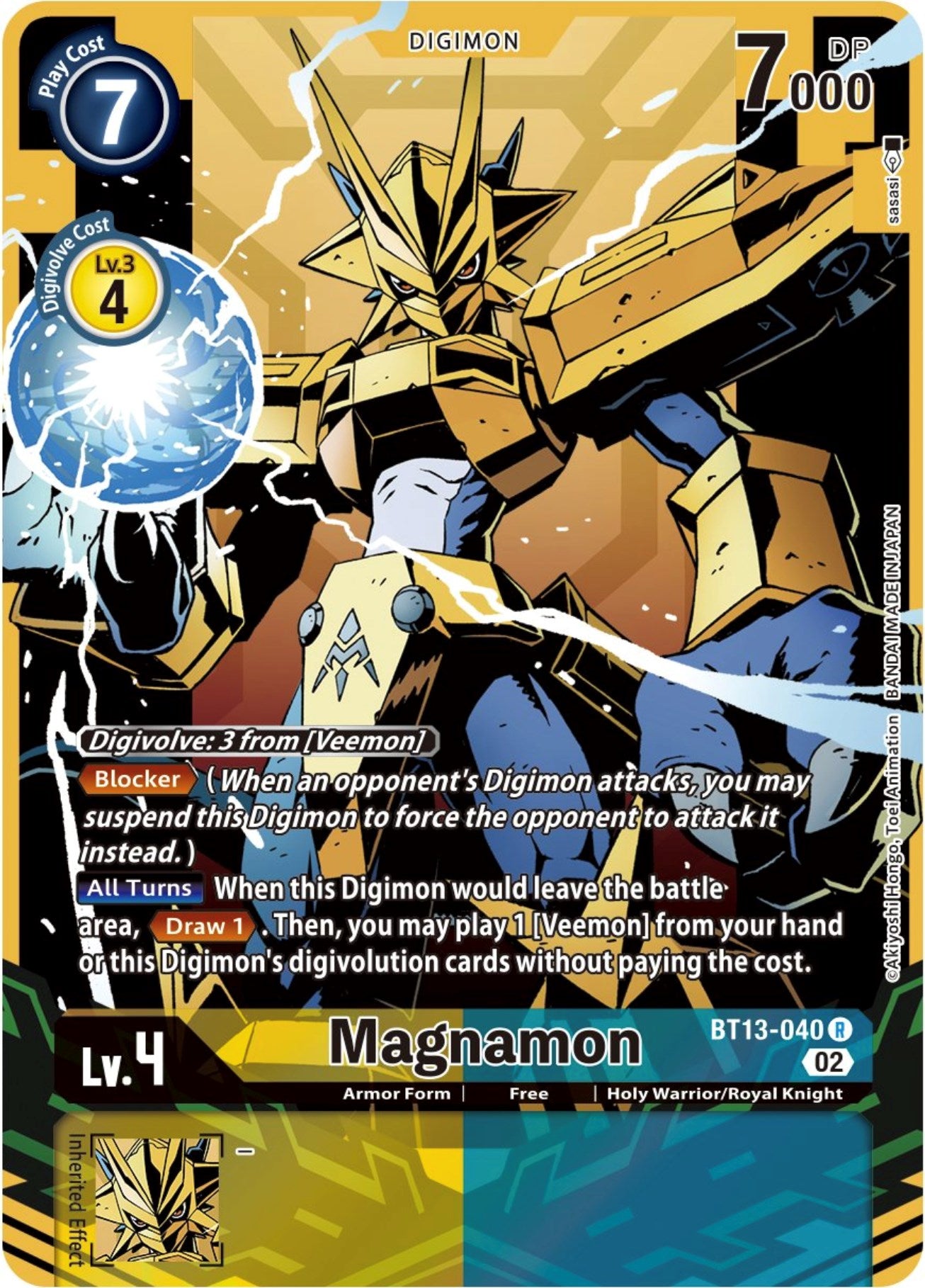 Magnamon [BT13-040] (Alternate Art) [Versus Royal Knights Booster] | Cracking-Singles