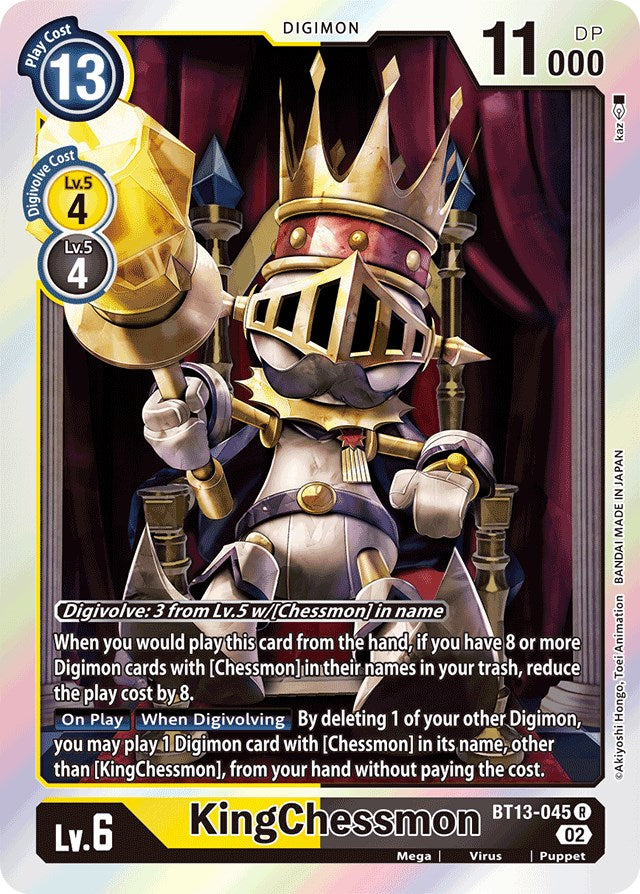 KingChessmon [BT13-045] [Versus Royal Knights Booster] | Cracking-Singles