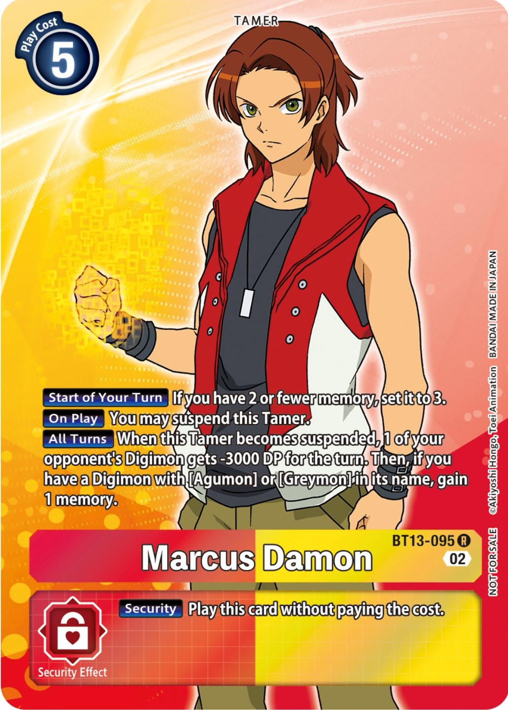 Marcus Damon [BT13-095] (Box Topper) [Versus Royal Knights Booster] | Cracking-Singles