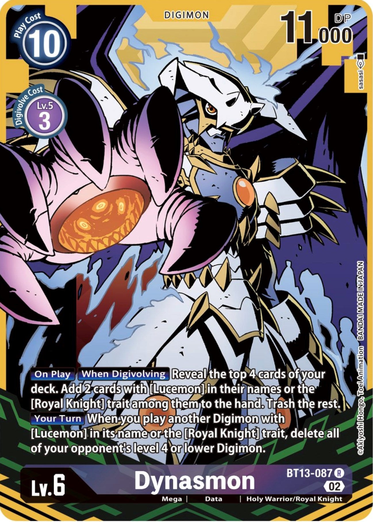 Dynasmon [BT13-087] (Alternate Art) [Versus Royal Knights Booster] | Cracking-Singles