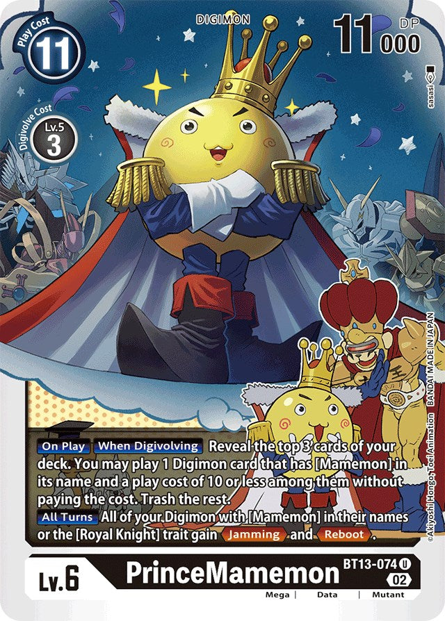 PrinceMamemon [BT13-074] [Versus Royal Knights Booster] | Cracking-Singles